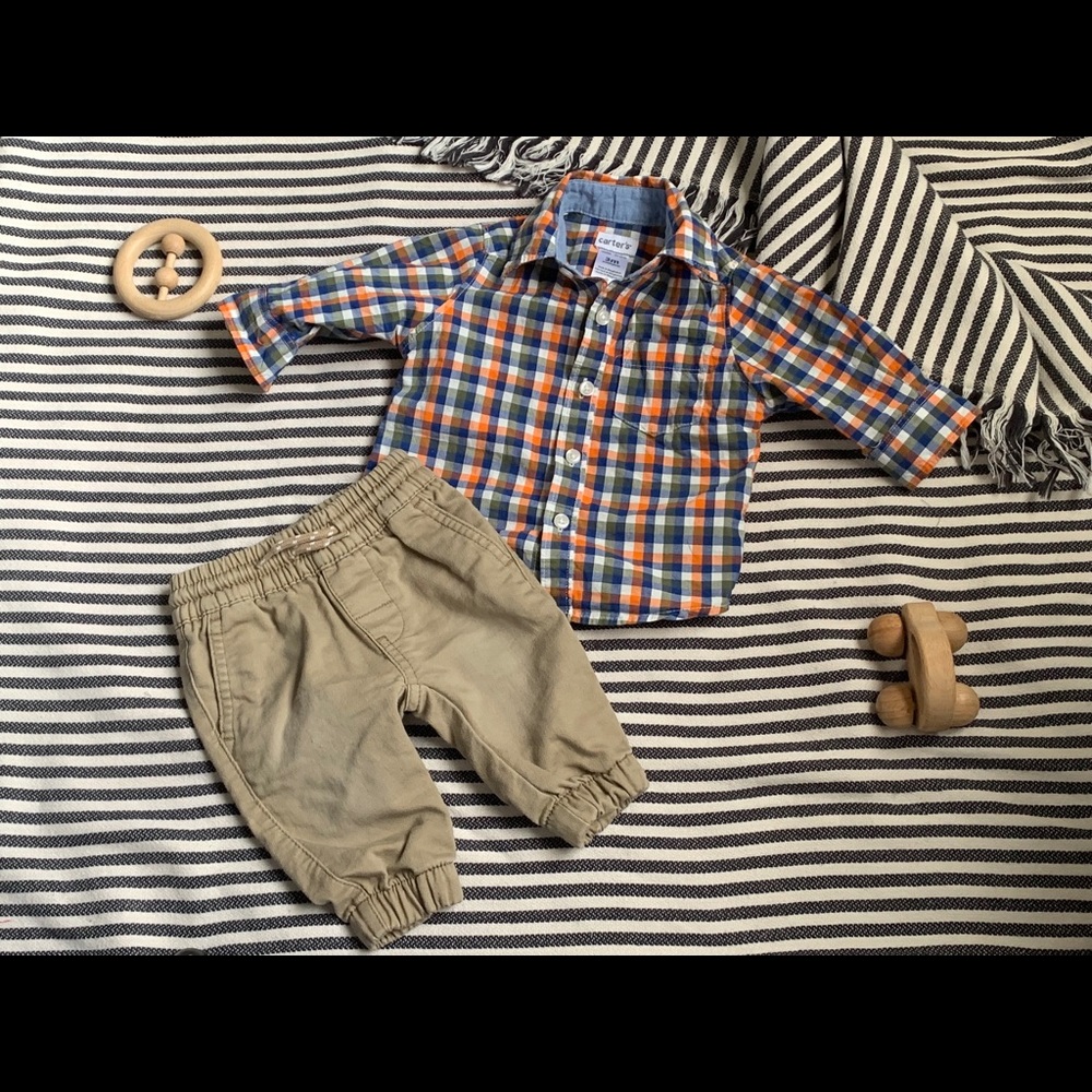 Baby shirt and pant set 3 months